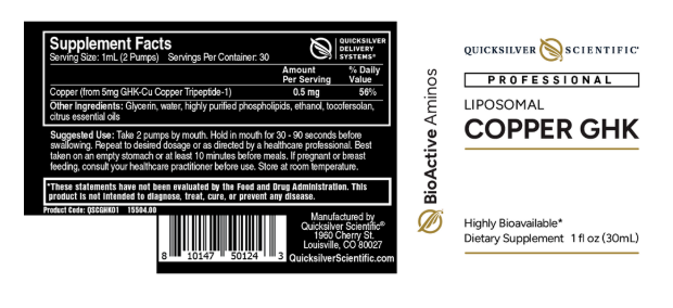 Copper GHK (Liposomal)