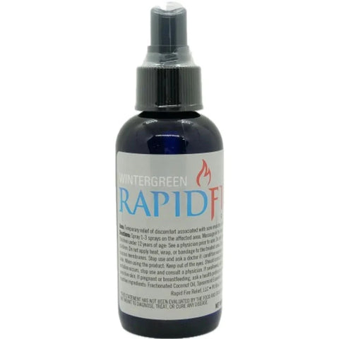 Rapid Fire Wintergreen 4oz Topical Spray