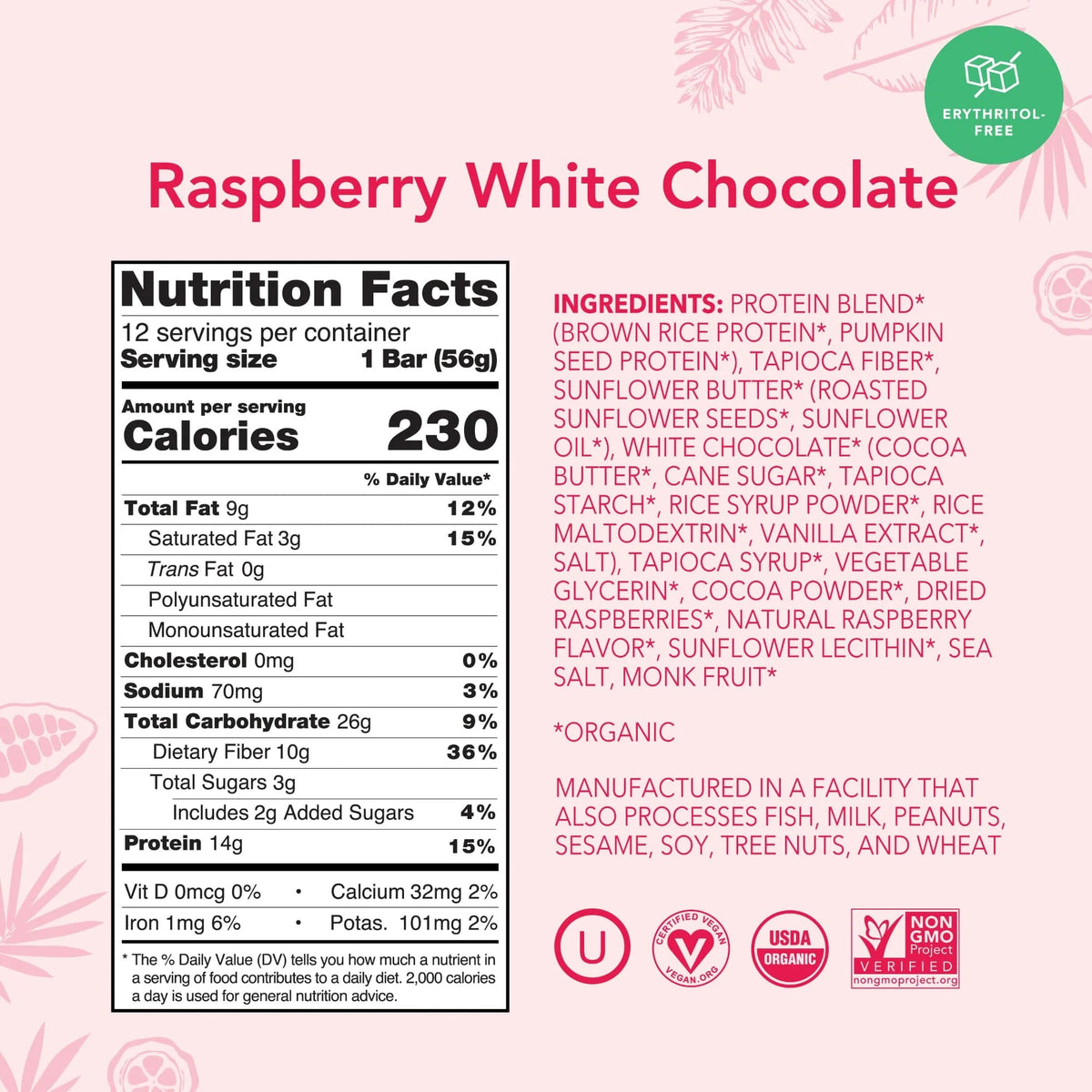 Aloha Raspberry White Chocolate (box of 12)