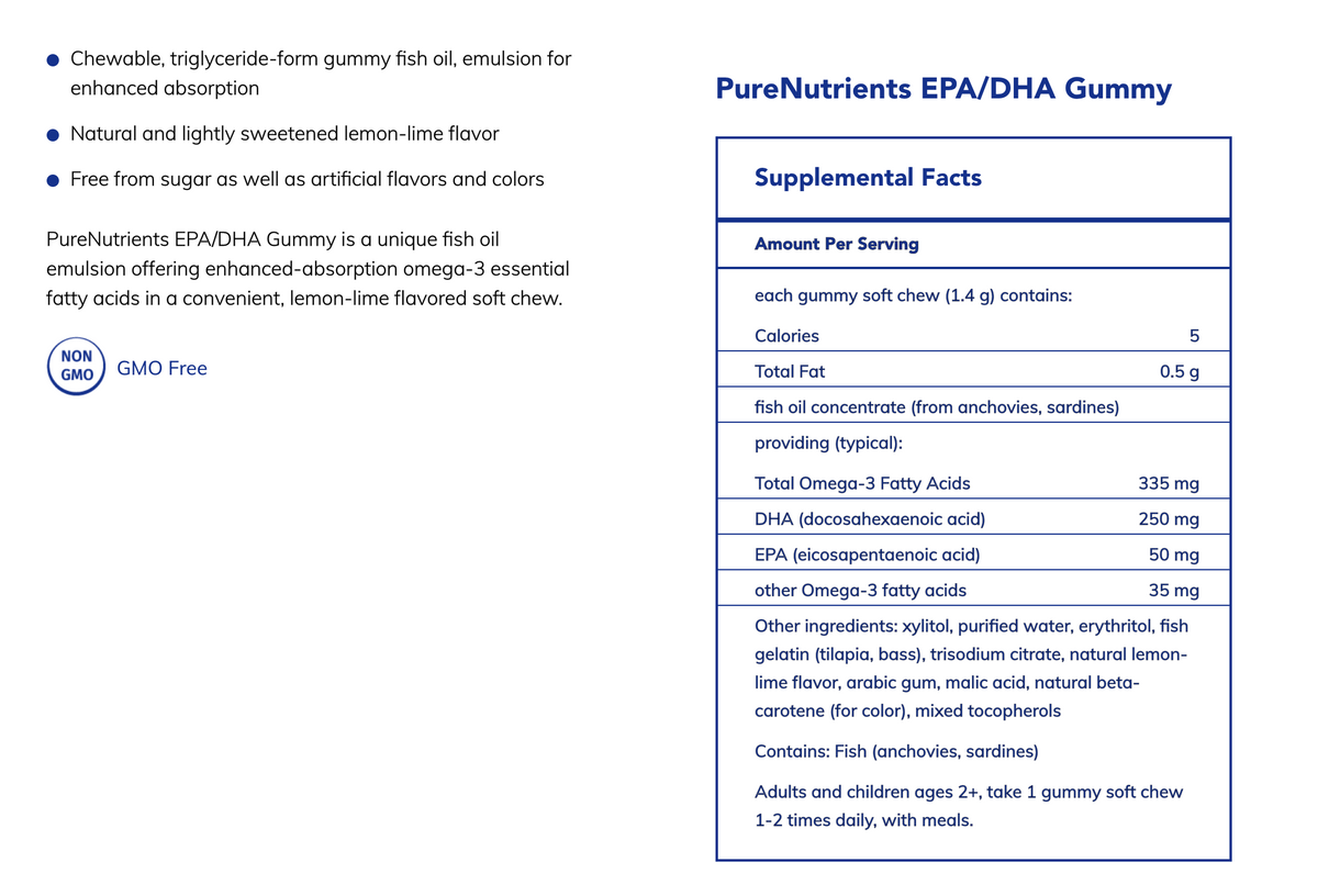 PureNutrients EPA/DHA Gummy
